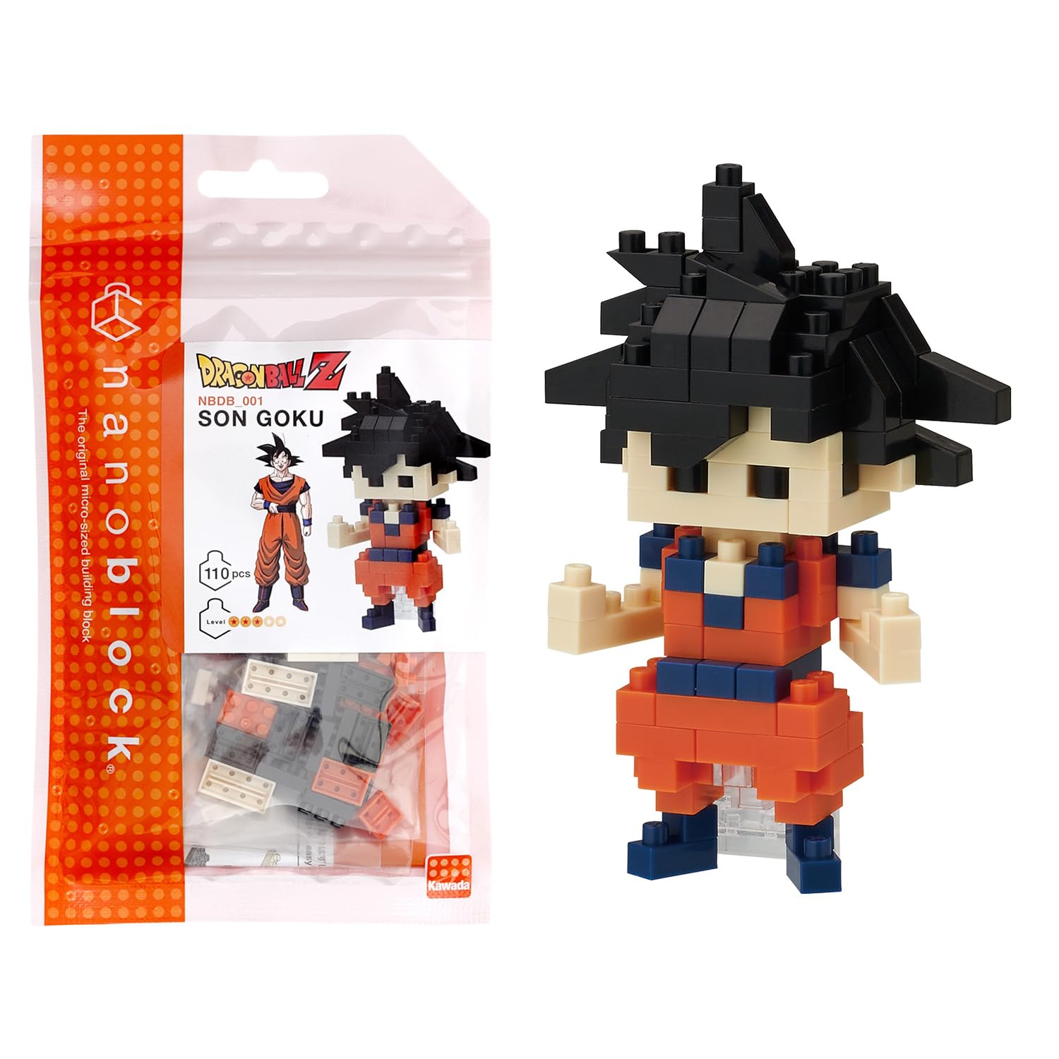 

Kawada nanoblock Dragon Ball Z Son Goku NBDB_001 білий