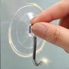 Clear PVC Suction Cup Hook Keys Towel Hanging Hanger Bathroom Kitchen Self-adhesive Wall Hooks Holder for Glass Window Decor