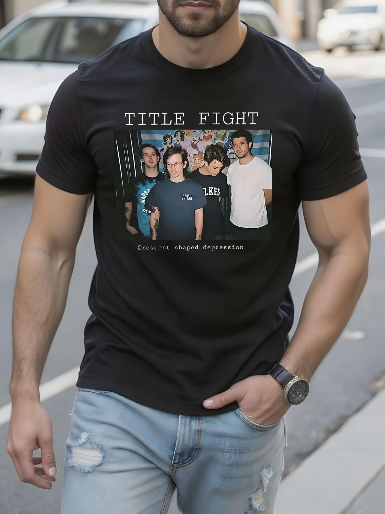 Title Fight Band Graphic Tshirt Graphic Tee - Black Crew ... M