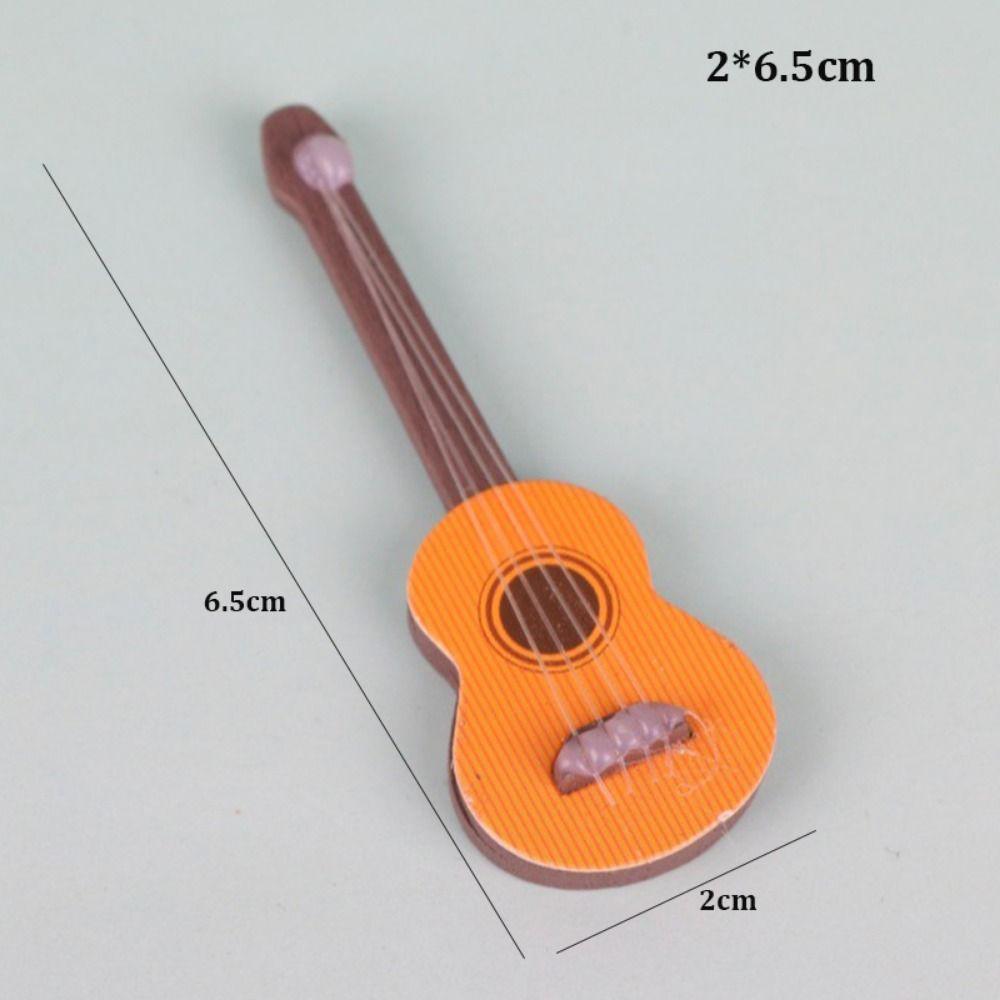 Mini 1/12 Dollhouse Guitar Multistyles Doll Accessories Toys New Miniature Decorative Props