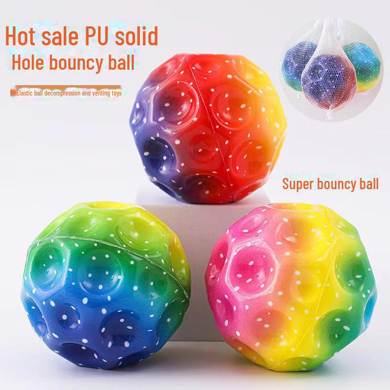 Super Bouncy PU Ball: Outdoor Leisure Toy for Student Stress Relief