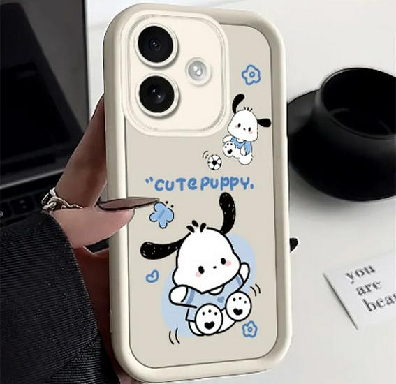 

Pachacco Dog Phone Case for Apple 17 Pro Max/16/15/14/11 - Trendy, Personalized, Dirt-Resistant Soft Shell Apple 14 Pro