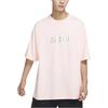 Jordan Solid Color Crew Neck Pullover With Brand Logo Print Short Sleeve T-Shirt Men Tops Light-Pink DX4251-610