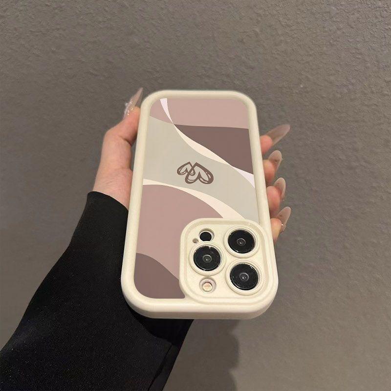 Phone Case Minimalist Heart PatternFor Xiaomi Redmi Note 14 13 12 11 Pro Plus 5G Shockproof Candy Cover For Redmi 14C 13C Fundas