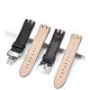 Genuine Leather for Swatch YTS401/402/409/713 YTB400 Pin/Folding Buckle Watchband Watch Strap Bracelet Watch Accessories 20mm