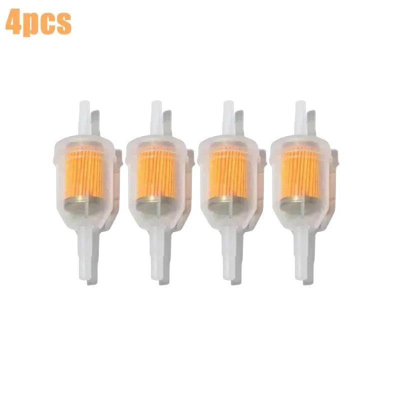 1–6 Stück Auto-Benzin-Ölfilterrohre, universeller Inline-Benzin-Kraftstofffilter für Kleinmotor-Rasenmäher, Motorradzubehör, 6 mm – 8 mm