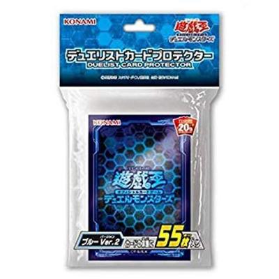 Japanese Version Duelist Card Protector Blue Blue 55 Cards Card Sleeve Yu-Gi-Oh! Ver.2