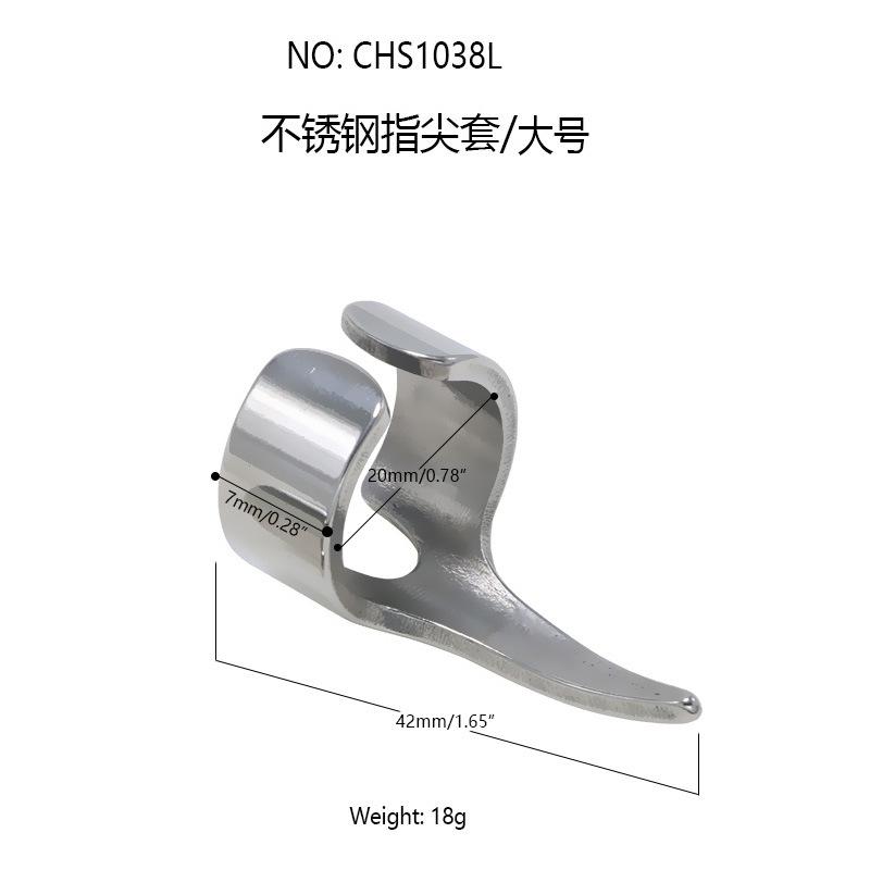 Stainless Steel Manicure Finger Stall Ring Sexy Toys SM Sex Tools Role Playing Props for Adult Games