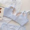 French Garden Lace Push-Up Wire-Free Bra Set for Small Busts