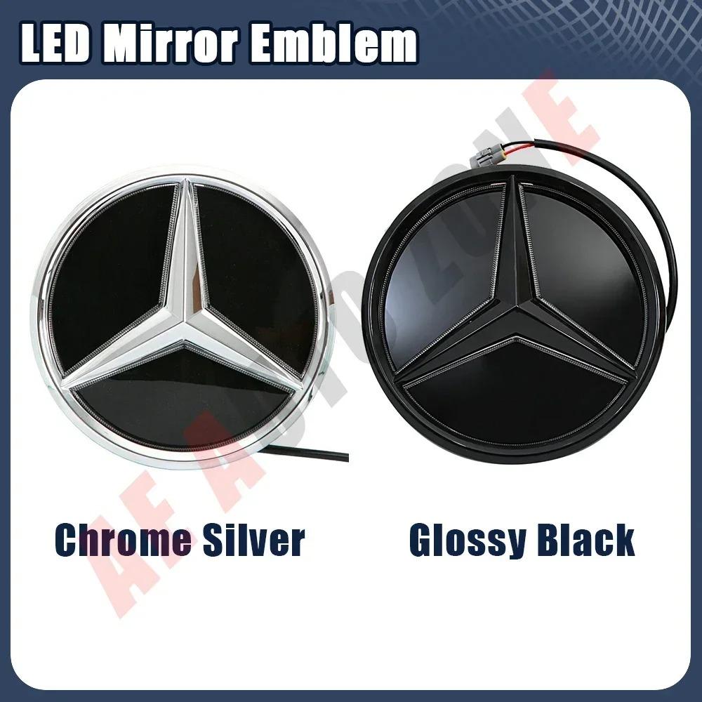 Front Grille Star Emblems Logo For Mercedes Benz B W245 C W204 C300 C250 GLK X204 GLK300 GLK350 PB2