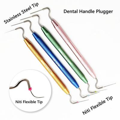 1 Stk. oder 2 Stk. oder 4 Stk. Dental Hand Plugger NITI Flexible Spitze Zahnarzt Endodontie Instrumente Dental Sonde Füllung Obturation Endo Materialien