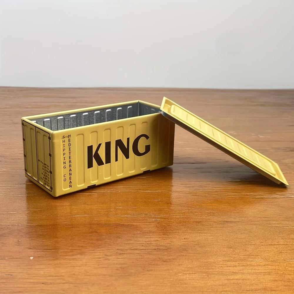 Retro Mini Industrial Style Stapelbare Aufbewahrungsbox, Kleine Multifunktionale Blech-Aufbewahrungsbox, Kreative Heimdeko Schmuckschatulle
