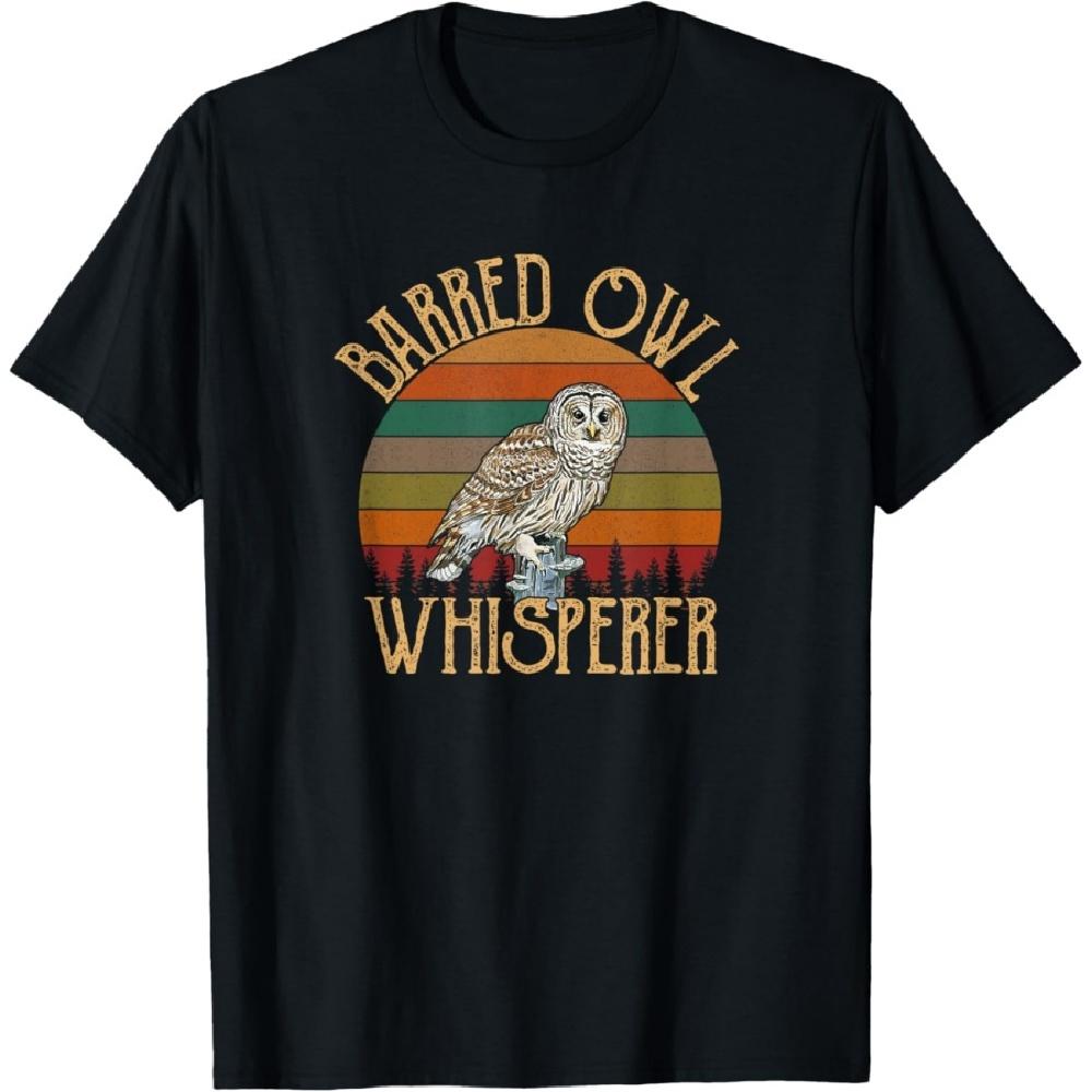 

barred owl whisperer, barred owl T-Shirt XXXXXL чёрный