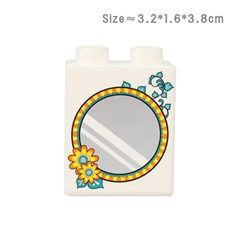 Big Building Blocks Play House Furniture Accessories Indoor Utensil Bed Compatible Large Bricks Assemble Toys Children Kids Gift