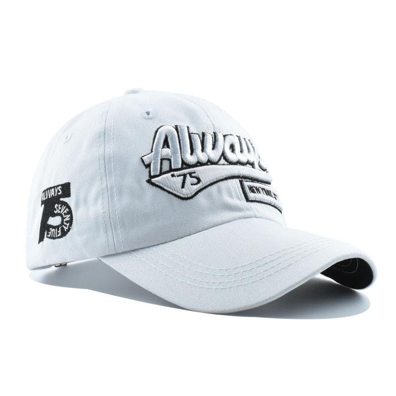 2026 Spring/Summer Unisex Cotton Baseball Cap Vintage Washed with Alphabet ALWAYS Embroidery - Hip-Hop Inspired Snapback Design