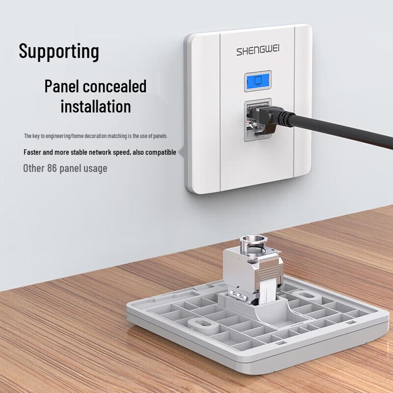 Shengwei Cat 8 Tool-Free RJ45 Network Module