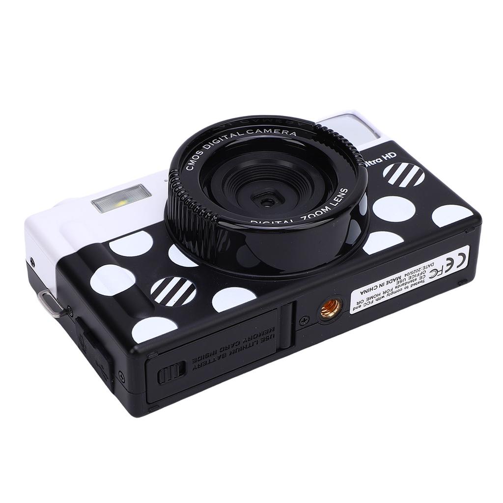 4K Digital Camera for Photography Auto  6 P HD Camera with 10 Filters Front Flash 3 Inch Screen