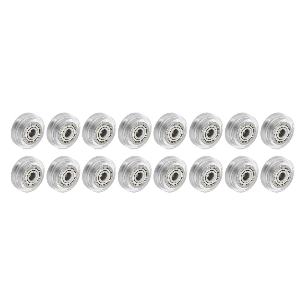 48PCS 3D Printer Pulley Wheel Set Stable Low Friction POM Precise Steel Pulley Set for Printing