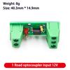 1 KS  1 modul optickej izolácie /EL817/PC817/ fotoelektrický izolátor/optický člen/držiak na DIN lištu