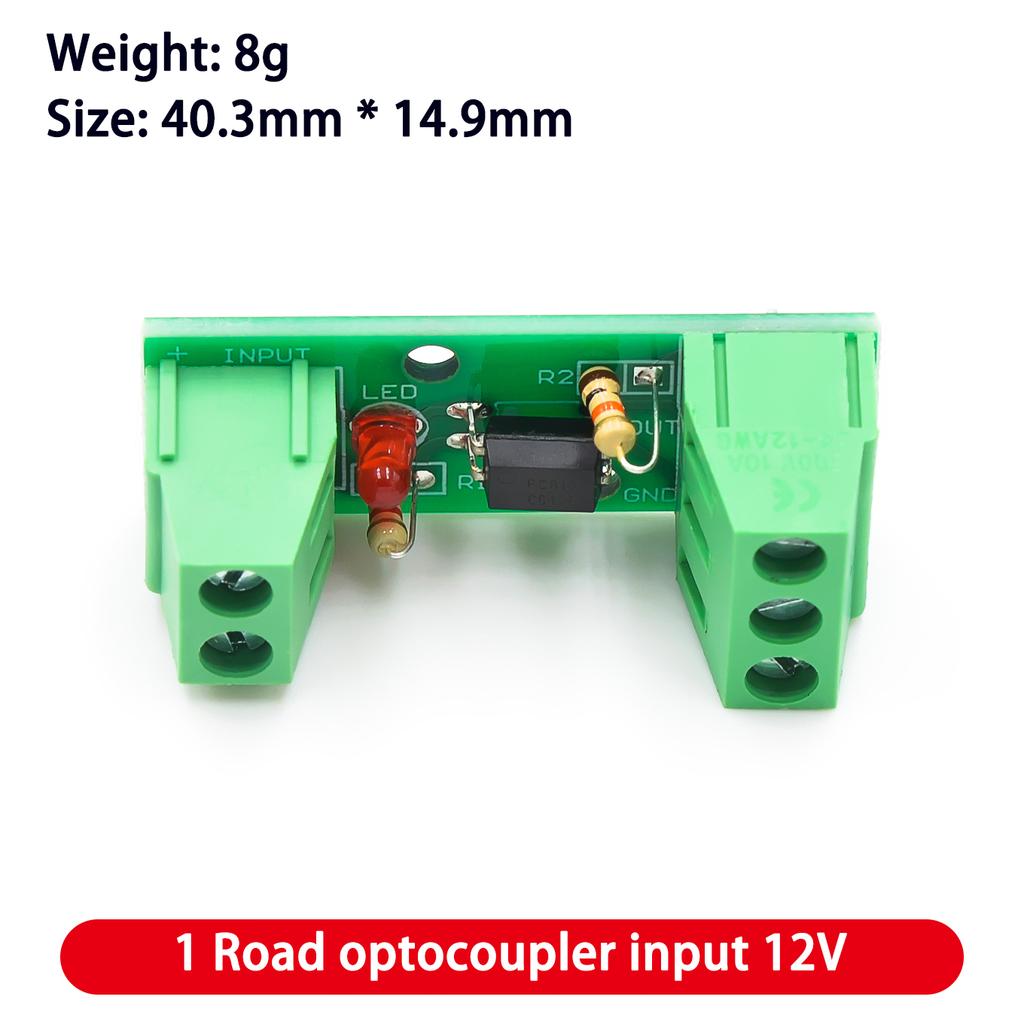 1 KS  1 modul optickej izolácie /EL817/PC817/ fotoelektrický izolátor/optický člen/držiak na DIN lištu