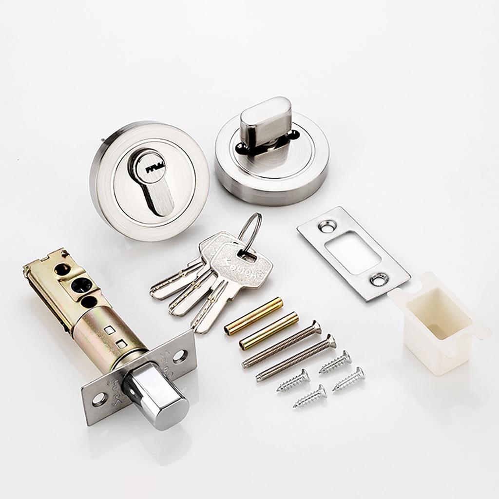 Stainless Steel Concealed Door Lock Keyed Door Lock Interior Door Lock Offering Stable Safety & Simple Setups for Home