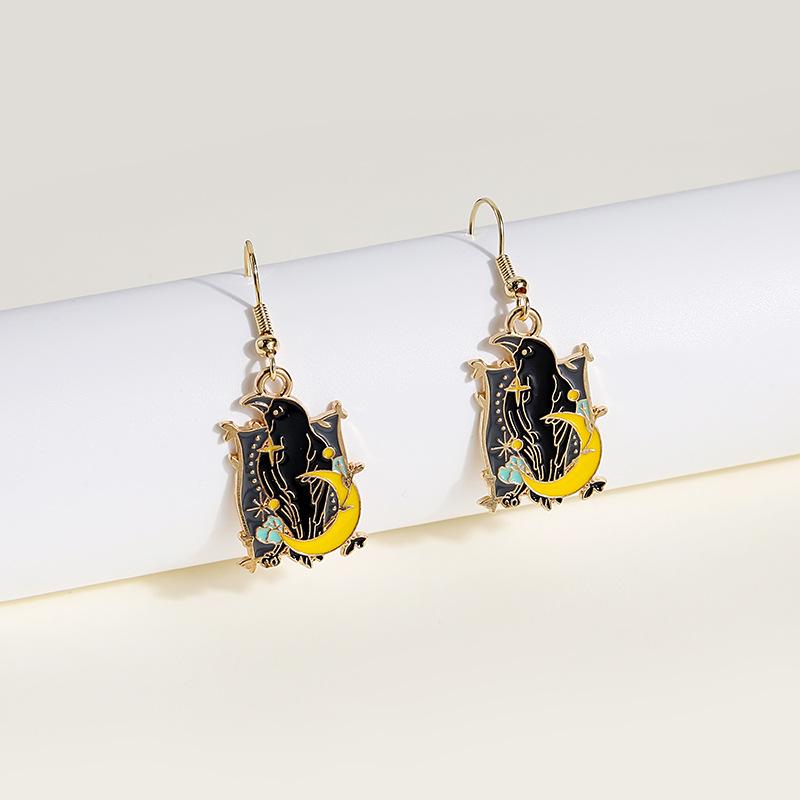 Fashion Cute Fox Koi Cat Rabbit Earrings for Women Girls Sweet Cartoon Enamel Painted Animal Earrings Jewelry Gift