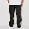 Men's casual sports buttoned trousers men's autumn new loose straight drawstring large size trousers