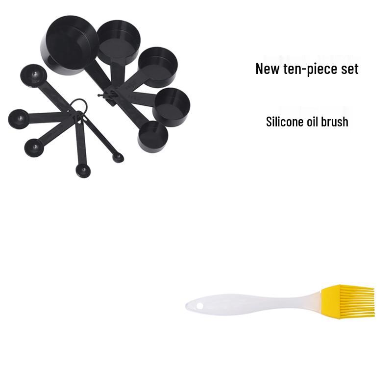 Baking Measuring Cup & Spoon Set: Kitchen Gram & Scale Spoons, Plastic Measuring Tools