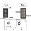 6pin 12-24v Car Electric Window Switch Button Cover Auto Power Controller Toggle Switch Auto Replacement Parts Switche Universal Switches4