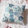Floral Texture Cushion Cover Premium Comfort Reversible Pillow Cove Two In One Design for Any Room  Car Interior