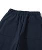 KNITTED Curved Training Pants Navy