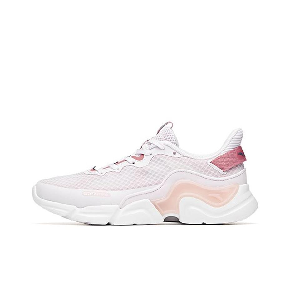 Anta Stad Vrije Tijd Sport Lage Hardloopschoenen Dames sneaker Roze Wit 122035565-2