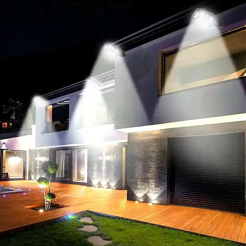 Solar Wall Light Camping Lantern Emergency Lamp Porch Light Rechargeable LED Tent Light with Magnet Home Garden Outdoor Lighting