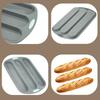 Multi-functional Non-stick Silicone Bread Pan Anti-scalding Rectangular Baking Mold Heat-resistant Easy Release Baking Tray Oven