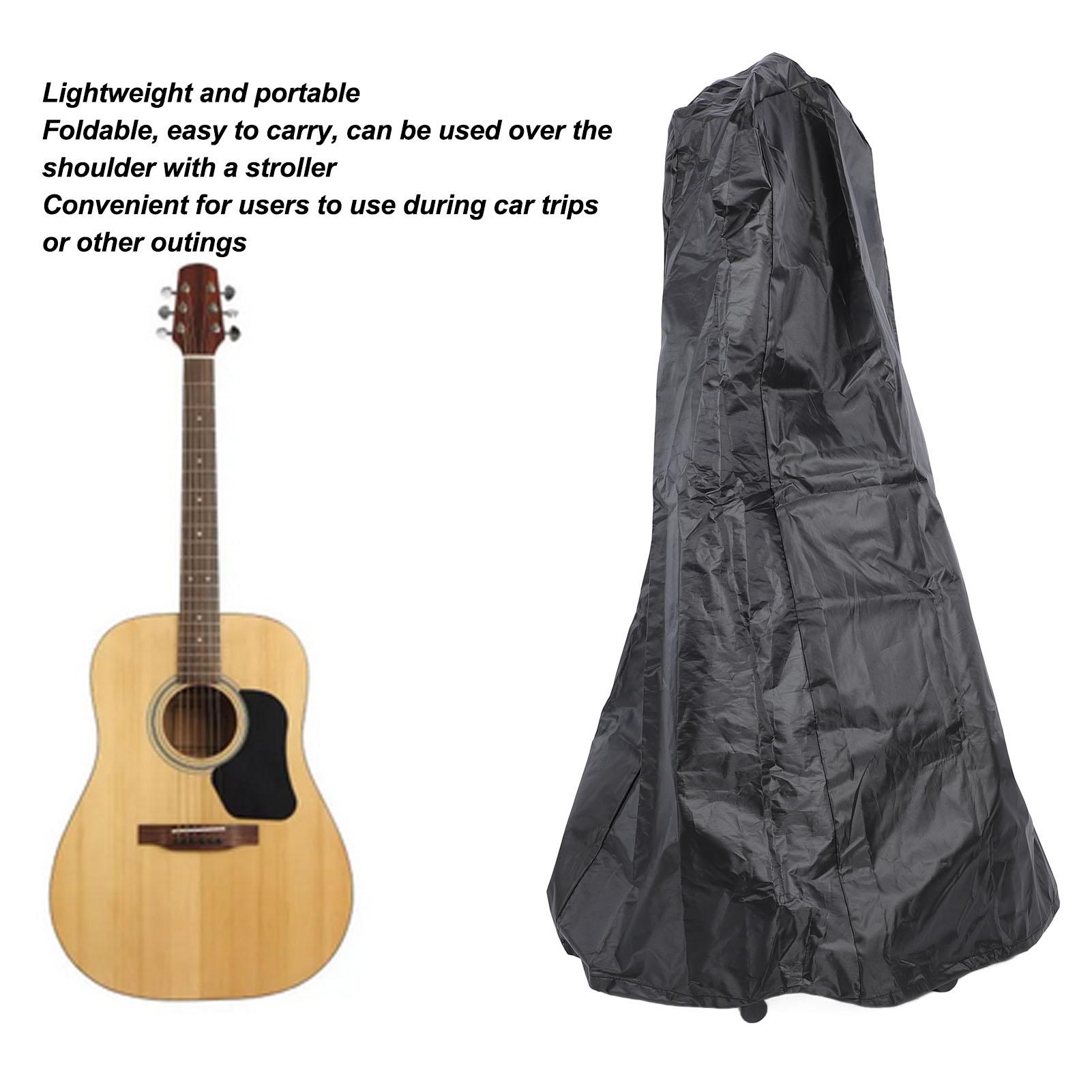 Guitar Dust Cover Waterproof Guitar Protective Cover UV Resistance Scratch Resistance Large Lightweight for Guitar Accessories colore grigio argento