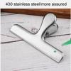 SteelFood Heat Clips Stainless Strong Kitchen Sealing Document MetalClipsBag GradeSilver Resisting Durable WaterProof