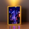 Beautiful City Changsha Light Painting Photo Frame Led Night Lamp Wall Home Kid Bedroom Decorate Moon Lamp Friend Birthday Gifts