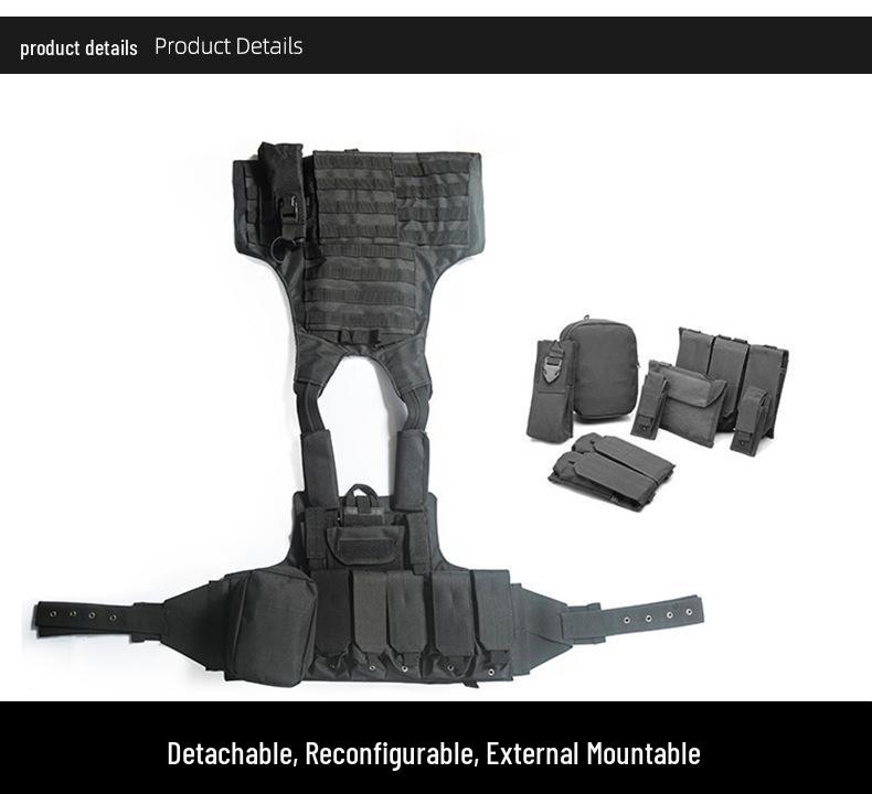 Outdoor Military Enthusiast Steel Wire Molle Vest