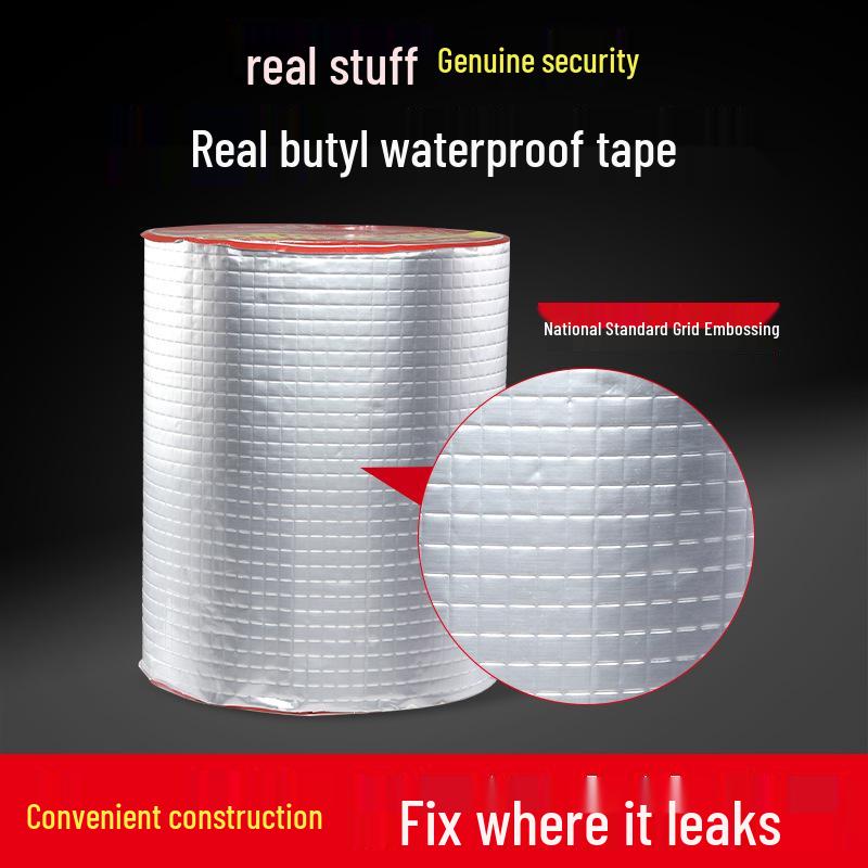 Butyl Self-Adhesive Waterproof Tape for Roof, Bathroom, Car, and Container Leak Repair
