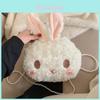 Cute Rabbit Mini Crossbody Bag With Zip Closure And Inner Pocket For Women