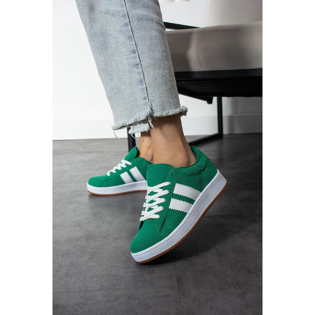 Navy Blue-white Orthopedic Sole Striped Sneakers