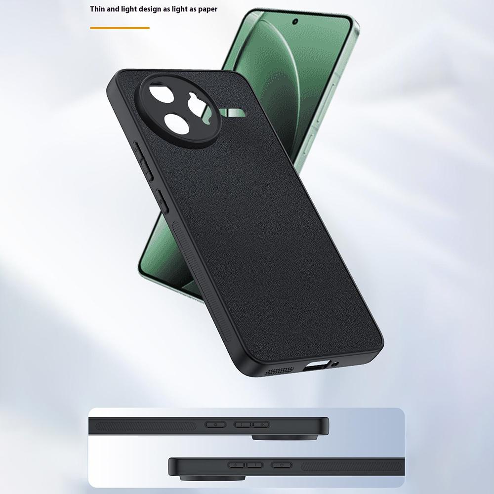 For Xiaomi Poco F7 Ultra 5G/Redmi K80 Pro 5G Case PU Leather Coated PC+TPU Anti-Drop Phone Cover