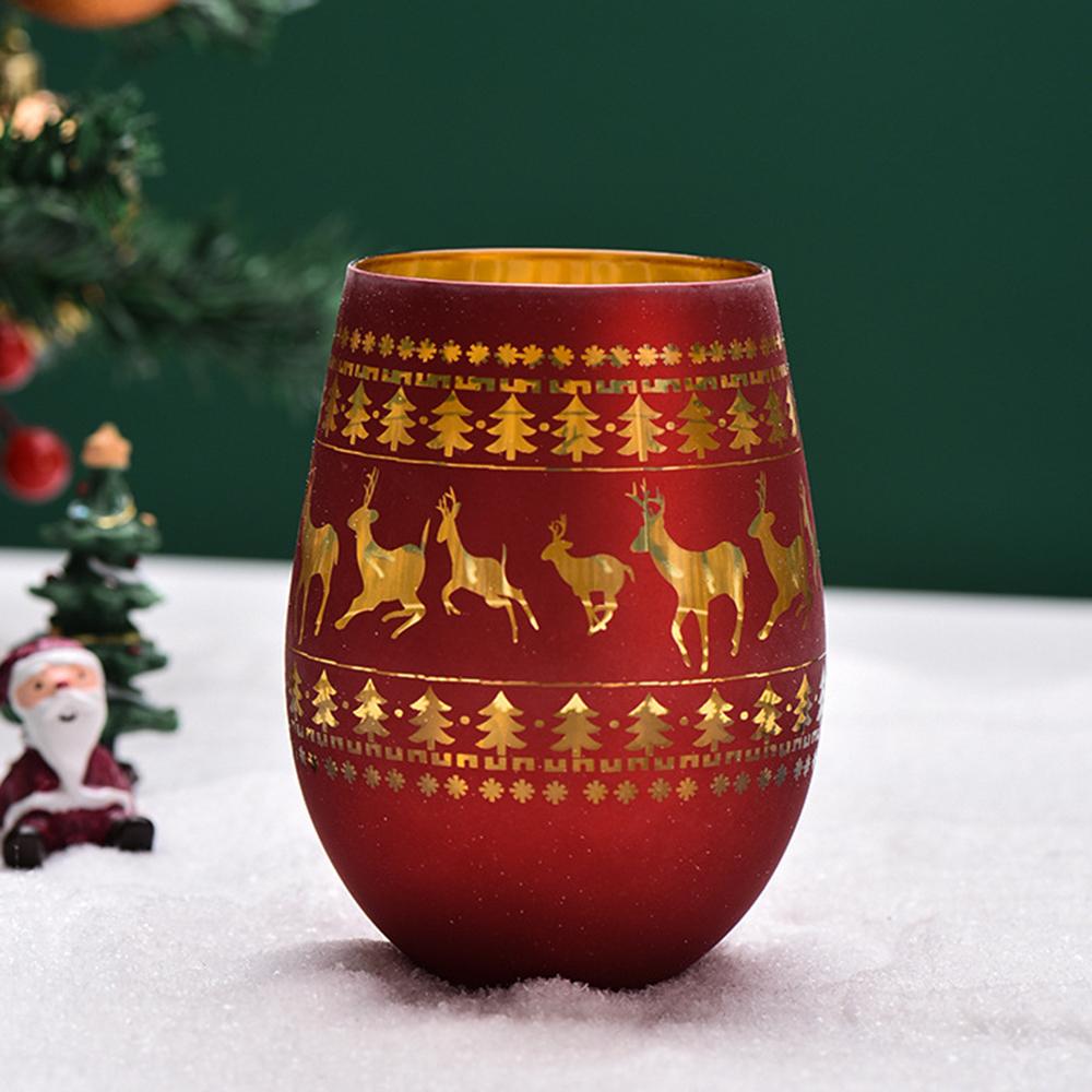 2Pcs/Lot, Electroplated engraved glass red wineglass, Colorful goblet, Whisky wine-glass, Creative egg cup, Bar home beer mug