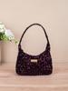 6 Colors Sequins Handbags Double Knot INS Solid Color Sequins Shoulder Bag Underarm Bag Phe Purse Evening Clutch Bags Handbag