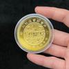 HOT 2Pc 2026 Year The Horse Imitation Commemorative Coin Paper Lucky Animal Pony Imitation Gold Foil Paper New Year Souvenir Gi