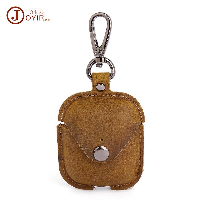 Apple AirPods second generation earphone box leather protective case wireless bluetooth earphone protective case full skin spot