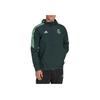 Adidas FW22 Striped Logo Pattern Printed Long Sleeve Jacket Men Jackets Green HD1217