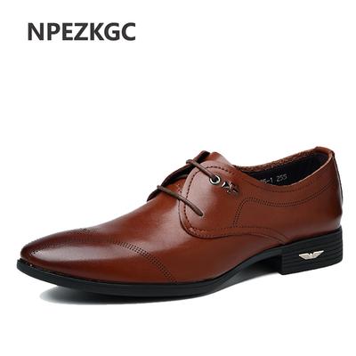 Moda Nuovi 2024 Scarpe Eleganti da Uomo Formali Matrimonio Vera Pelle Scarpe Ufficio Business Uomo Scarpe Basse Oxfords Per Uomo