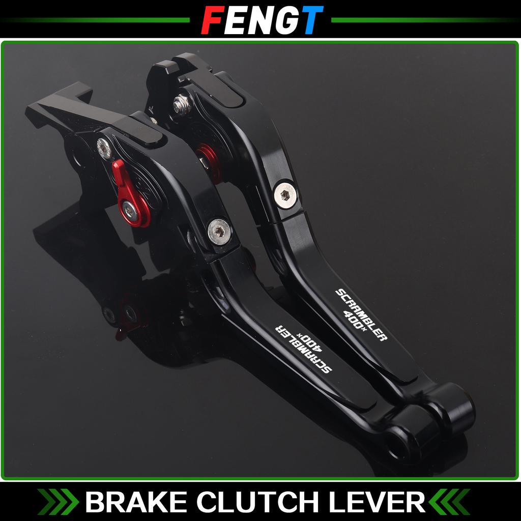 For Speed 400 Scrambler 400X Motorcycle Scrambler400x Speed400 CNC Adjustable Handle Brake Lever Extendable Clutch Levers