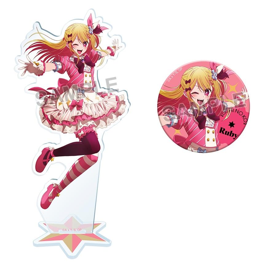 

Набор акриловый стенд и значок Хосино Руби [Выставка Oshi no Ko - Ложь и любовь -] Лимитированное издание Официальный мерч Oshi no Ko